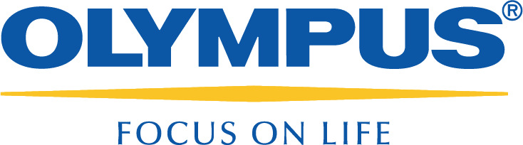 olympus corporate logo in blue and yellow